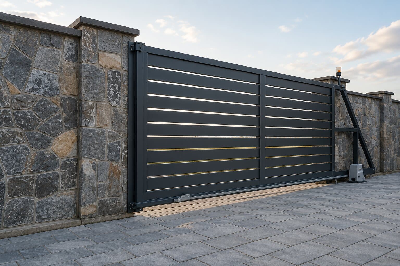 Automatic Sliding Gates installation 3