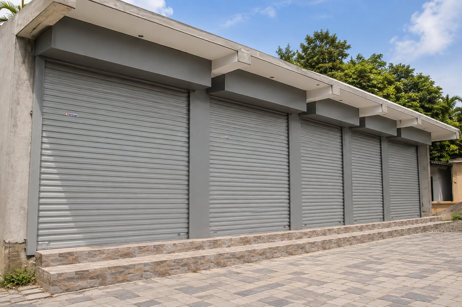 Heavy-Duty Roller Shutters installation 1