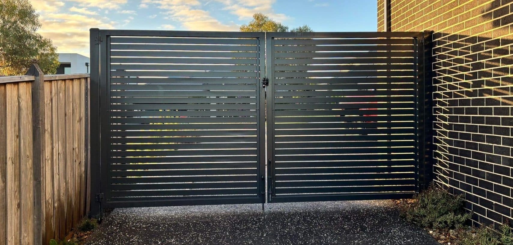 Automatic Swing Gates installation 1