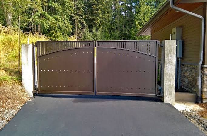 Automatic Swing Gates installation 2