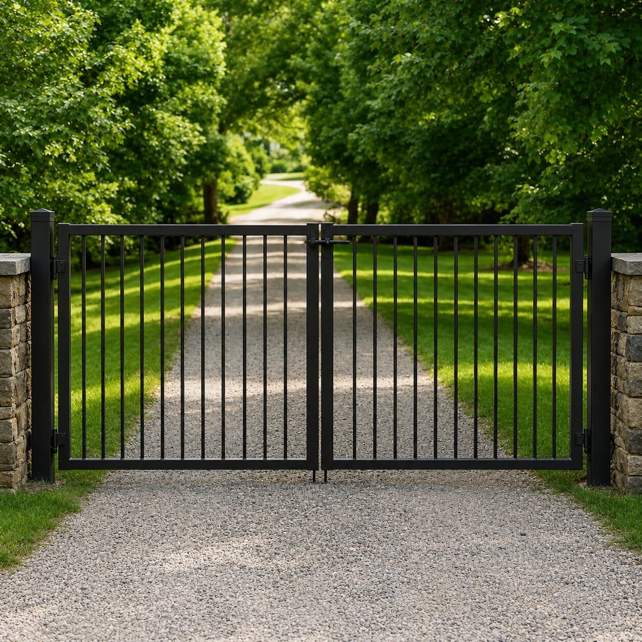 Elegant Swing Gates installation 2