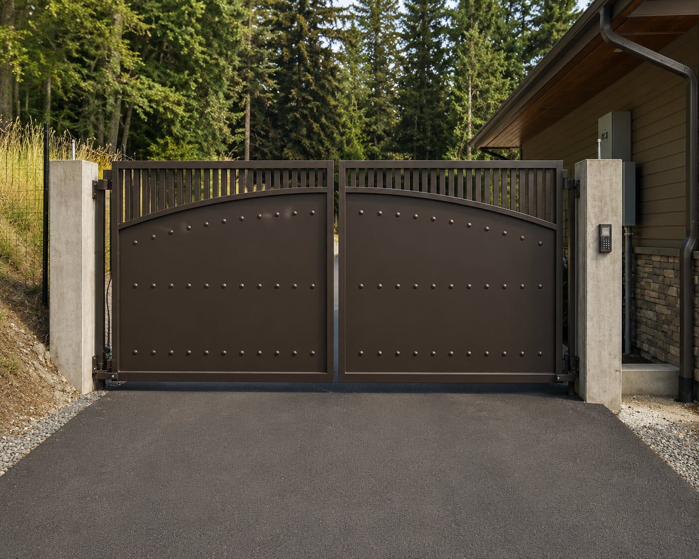Elegant Swing Gates installation 3