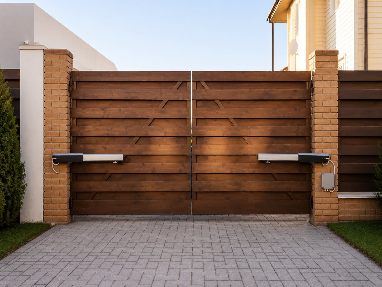Elegant Swing Gates installation 4