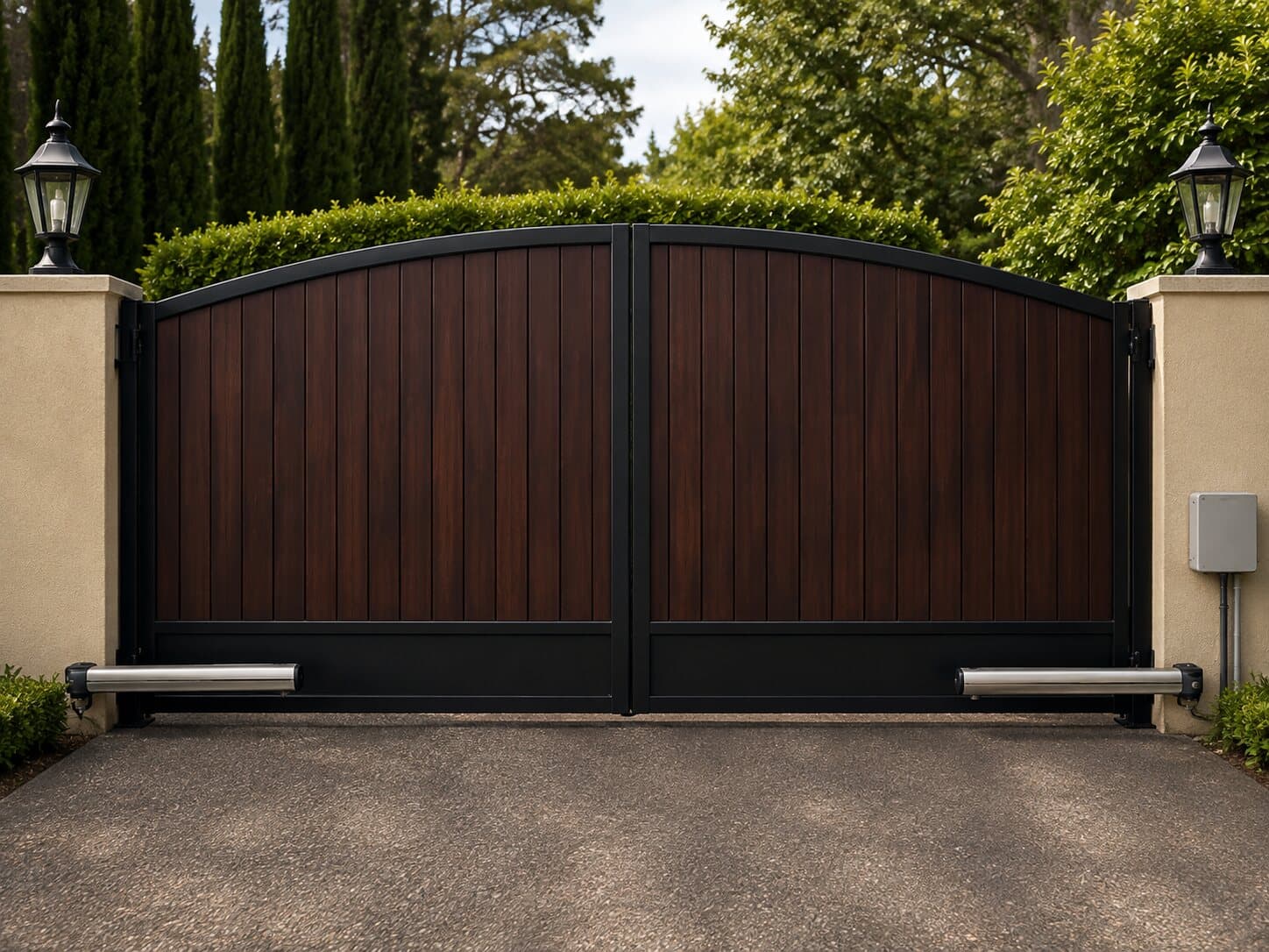 Elegant Swing Gates installation 5